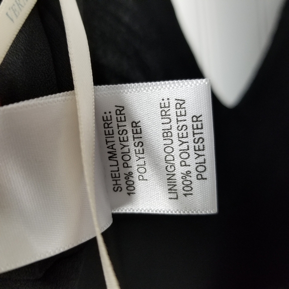 Vera Wang Black Evening Gown Size 0 Sleeveless Whimsigoth Fairy Glamorous Fitted - Picture 14 of 16